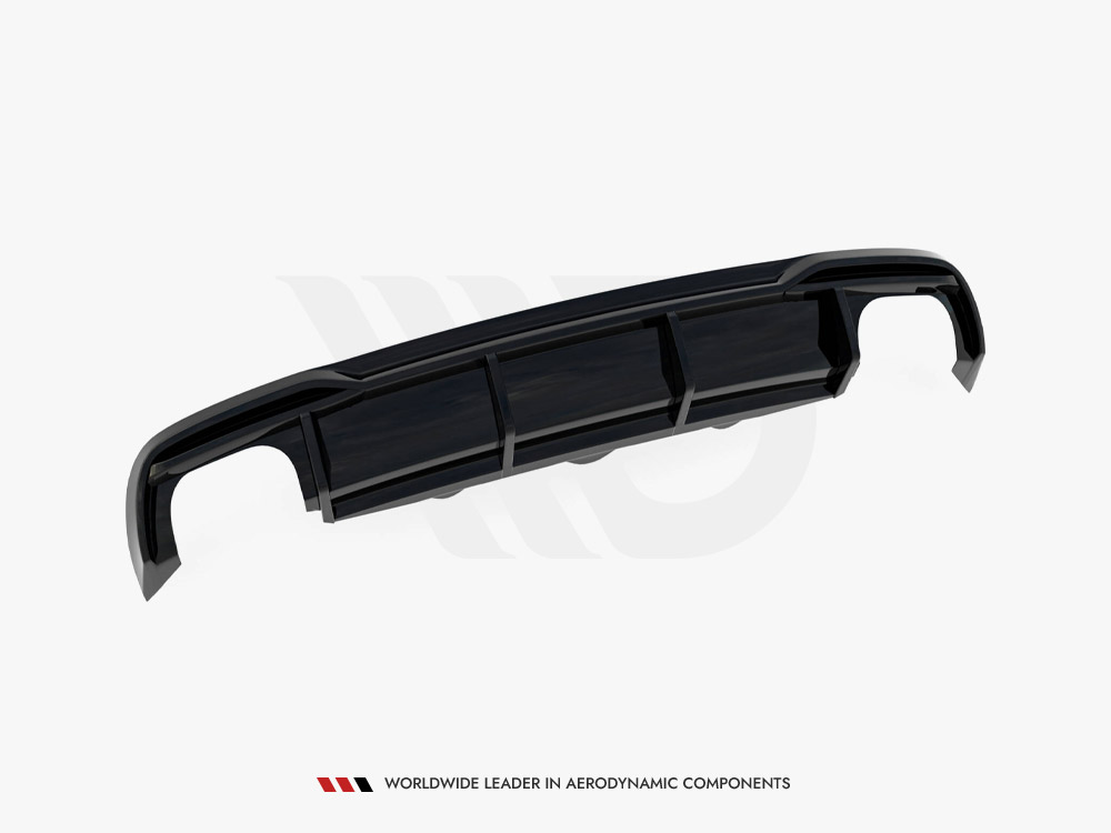 Rear Valance Audi A5 8T Facelift (Version with dual exhausts on both sides) - 4 