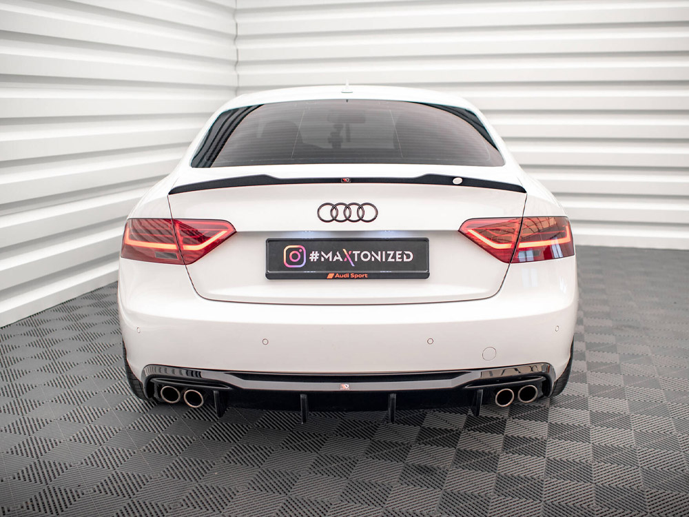 Rear Valance Audi A5 8T Facelift (Version with dual exhausts on both sides) - 3 