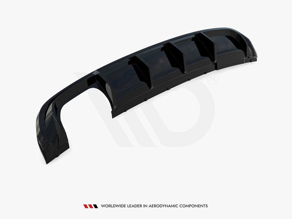 Rear Valance Audi A3 S-Line Sportback 8V (Version with dual exhausts tips on one side) - 6 