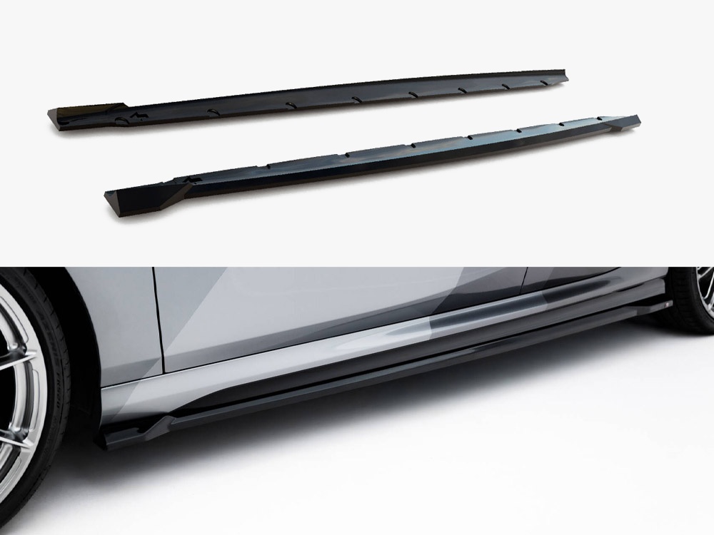 Side Skirts Diffusers V.3 compatible with BMW M135i F70 - 1 