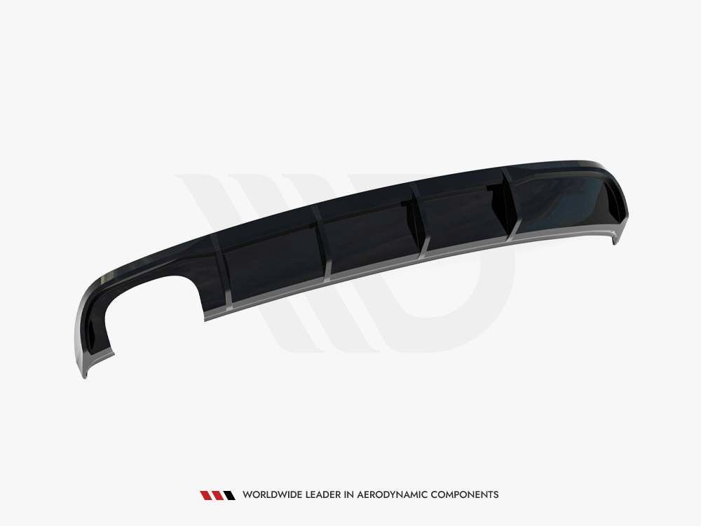 Rear Valance Audi A3 Sedan 8V Facelift (Version with dual exhaust tips on one side) - 5 