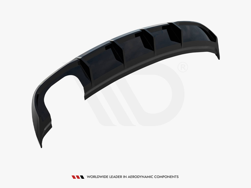 Rear Valance Audi A3 Sedan 8V Facelift (Version with dual exhaust tips on one side) - 6 
