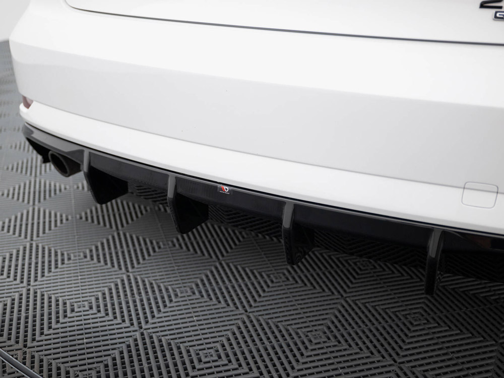 Rear Valance Audi A3 Sedan 8V Facelift (Version with single exhaust tips on both sides) - 5 