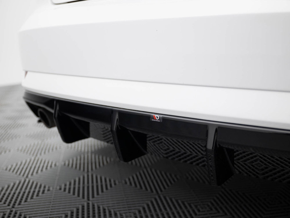 Rear Valance Audi A3 Sedan 8V Facelift (Version with single exhaust tips on both sides) - 6 