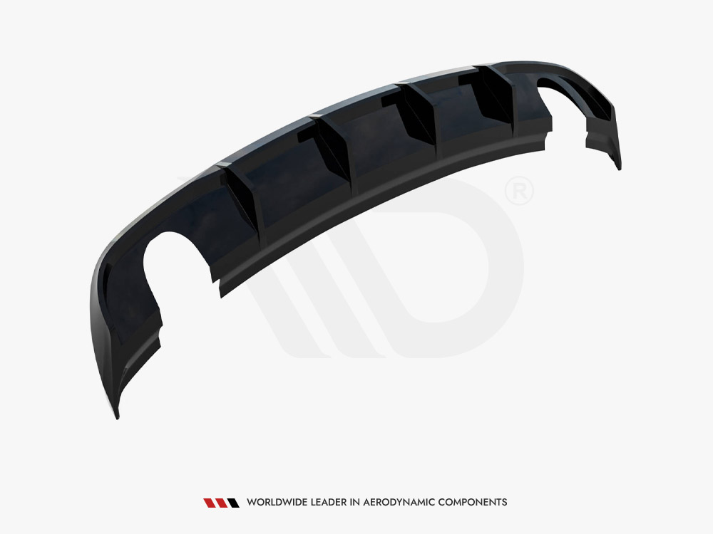 Rear Valance Audi A3 Sedan 8V Facelift (Version with single exhaust tips on both sides) - 8 
