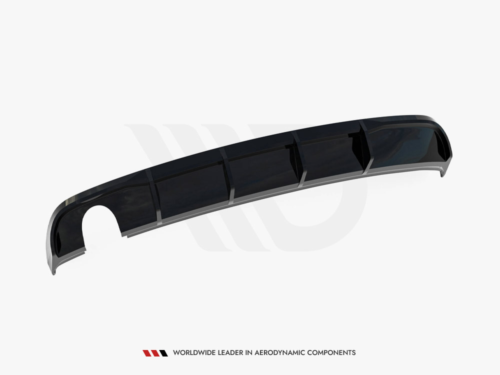 Rear Valance Audi A3 Sedan 8V Facelift (Version with single exhaust tips on one side) - 5 
