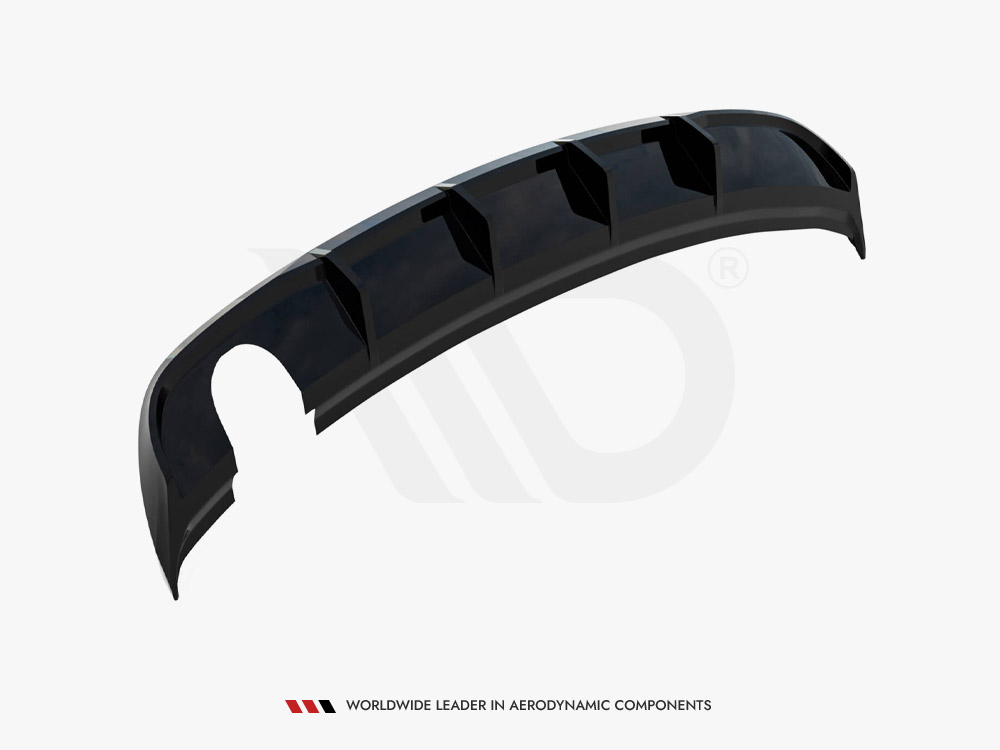 Rear Valance Audi A3 Sedan 8V Facelift (Version with single exhaust tips on one side) - 6 