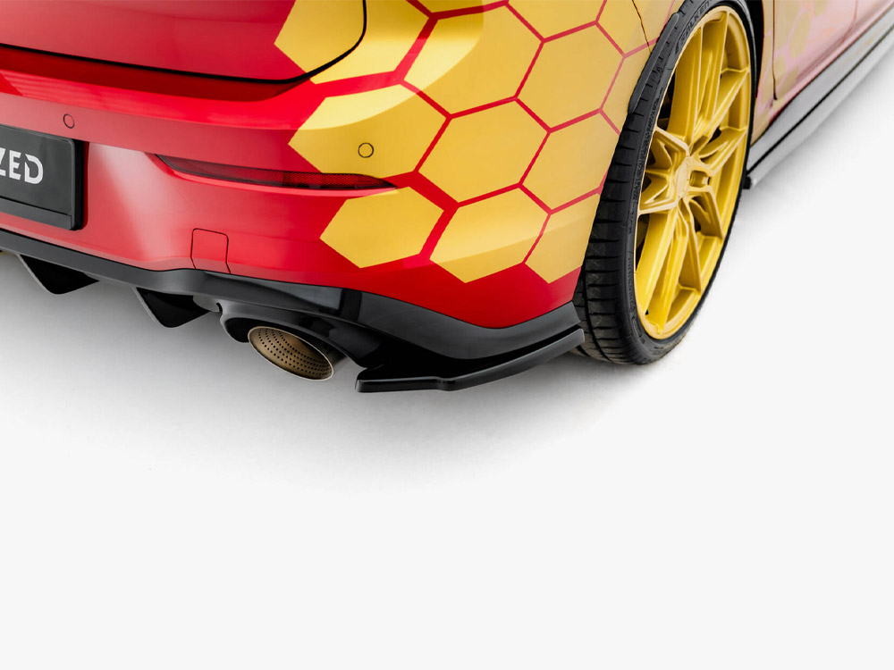 Rear Side Splitters V.2 Volkswagen Golf GTI Clubsport Mk8 Facelift - 3 