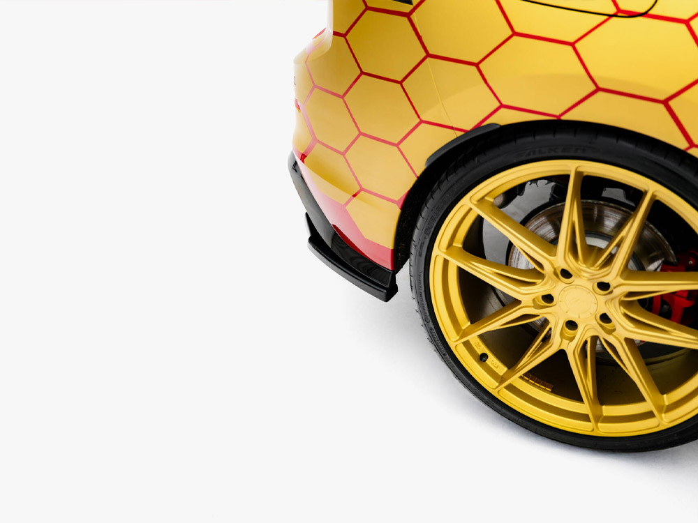 Rear Side Splitters V.2 Volkswagen Golf GTI Clubsport Mk8 Facelift - 4 