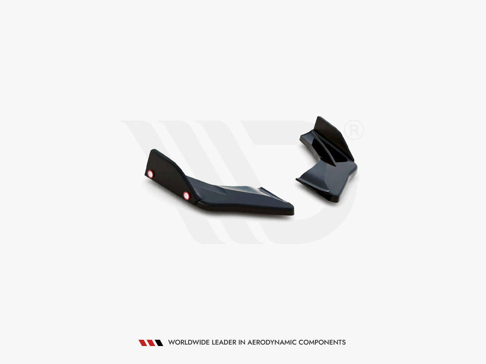 Rear Side Splitters V.1 + Flaps Volkswagen Golf GTI Clubsport Mk8 Facelift - 5 