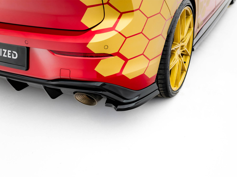 Rear Side Splitters V.4 Volkswagen Golf GTI Clubsport Mk8 Facelift - 3 