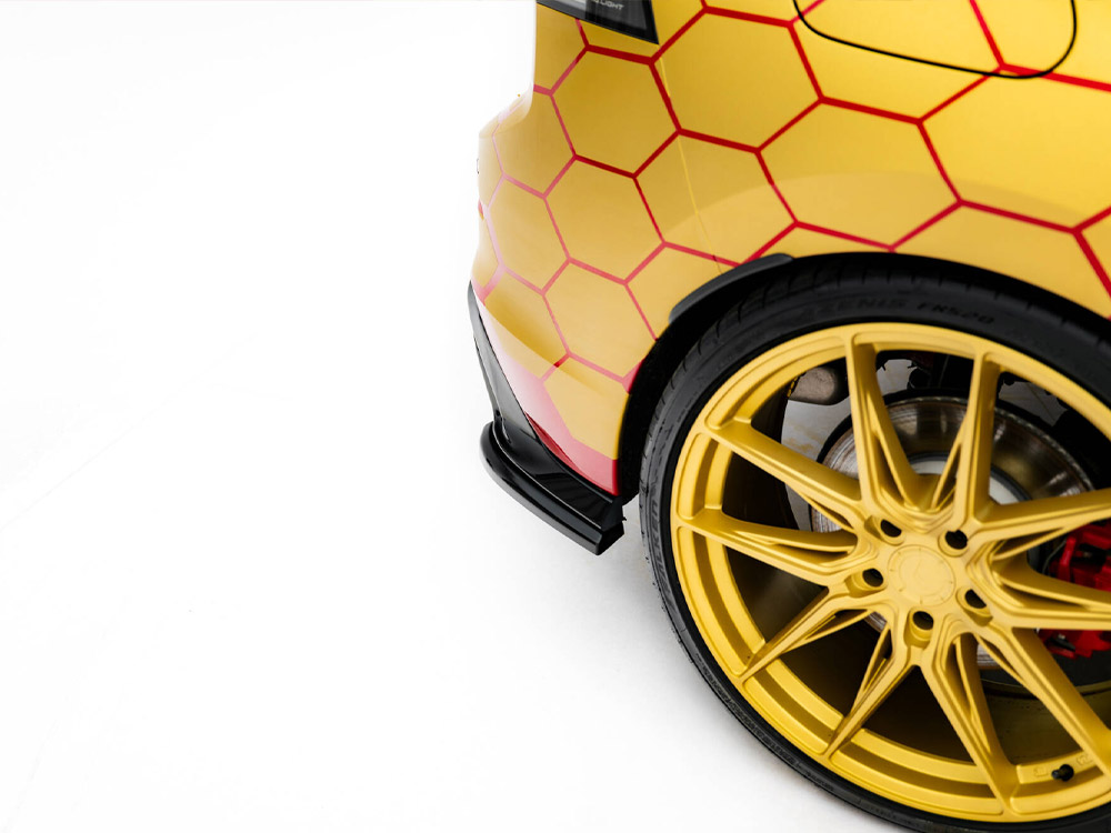 Rear Side Splitters V.4 Volkswagen Golf GTI Clubsport Mk8 Facelift - 4 