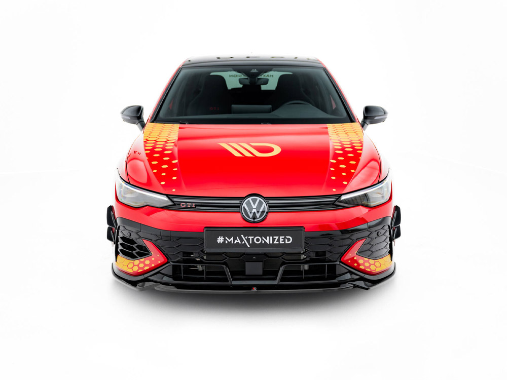 Front Splitter V.4 Volkswagen Golf GTI Clubsport Mk8 Facelift - 3 