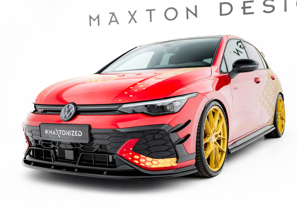 Front Splitter V.2 Volkswagen Golf GTI Clubsport Mk8 Facelift - 2 