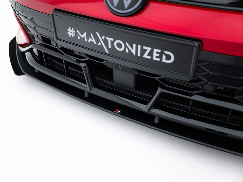 Street PRO Front Splitter + Flaps Volkswagen Golf GTI Clubsport Mk8 Facelift - 4 