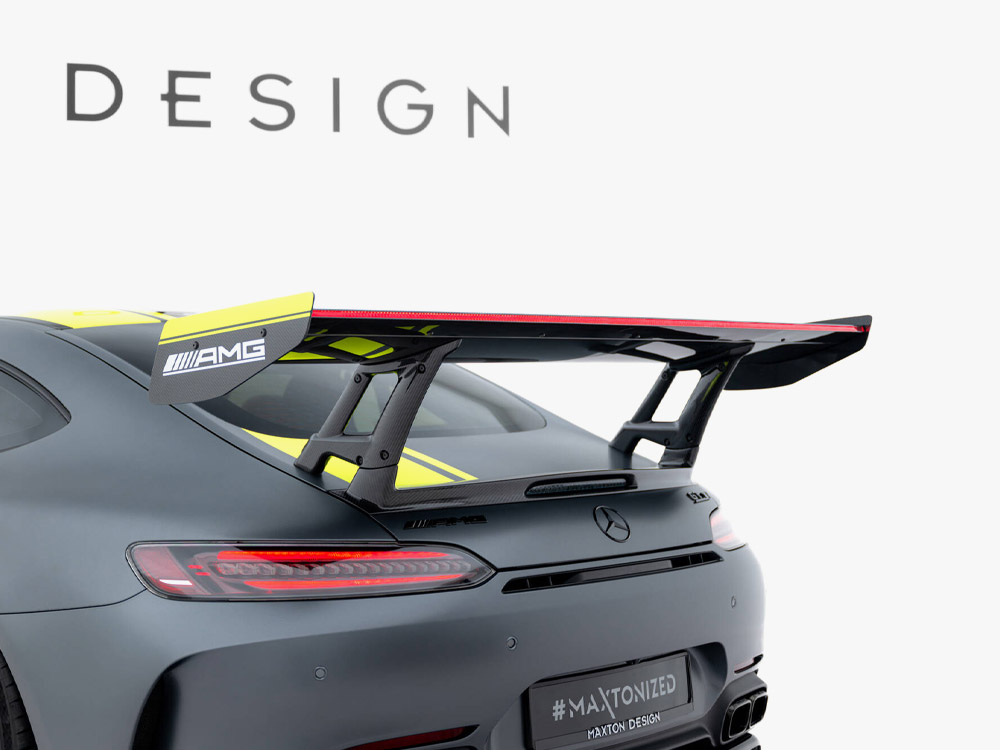 Carbon Spoiler + LED Mercedes-AMG GTR C190 Facelift - 8 