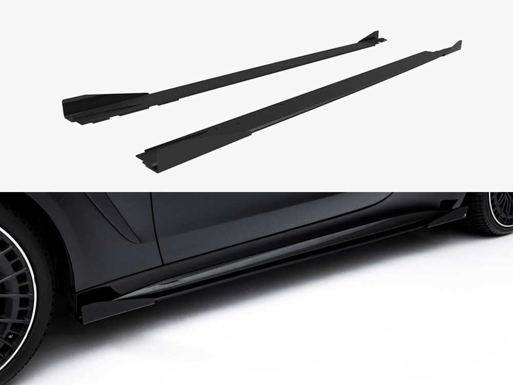 Street PRO Side Skirts Diffusers + Flaps Mercedes-AMG CLE 53 C236 - 1 