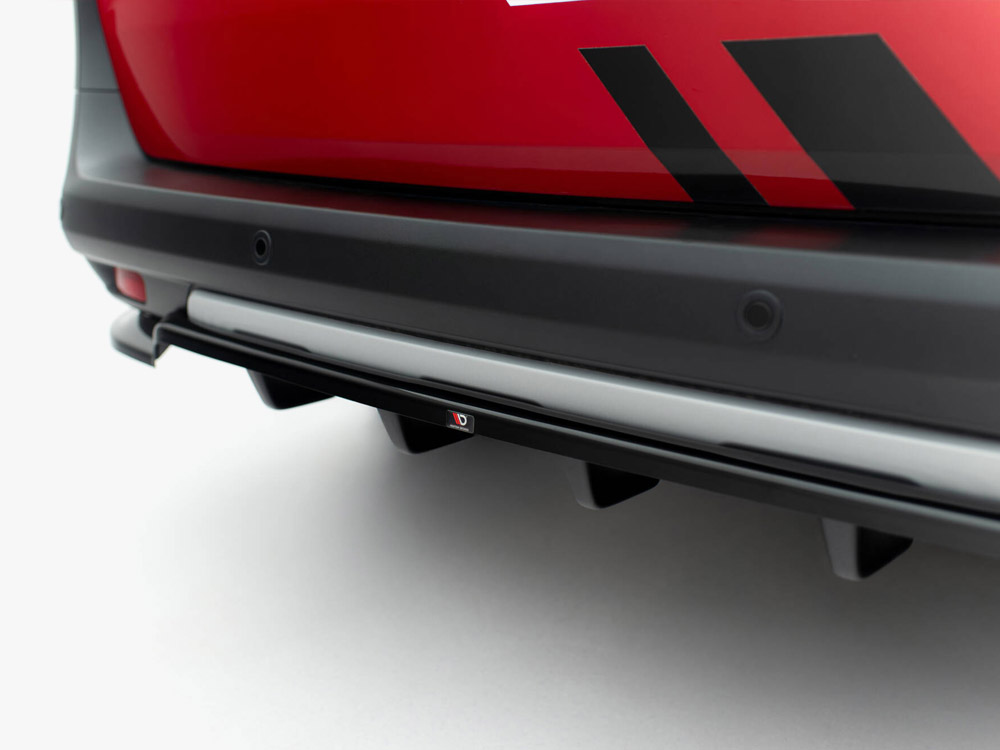 Rear Splitter (Vertical Bars) Ford Tourneo Courier Mk2 - 4 