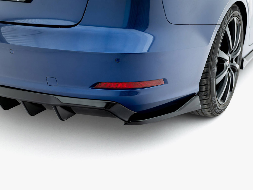 Rear Valance Audi A3 Sedan 8V (Version with dual exhaust tips on one side) - 7 
