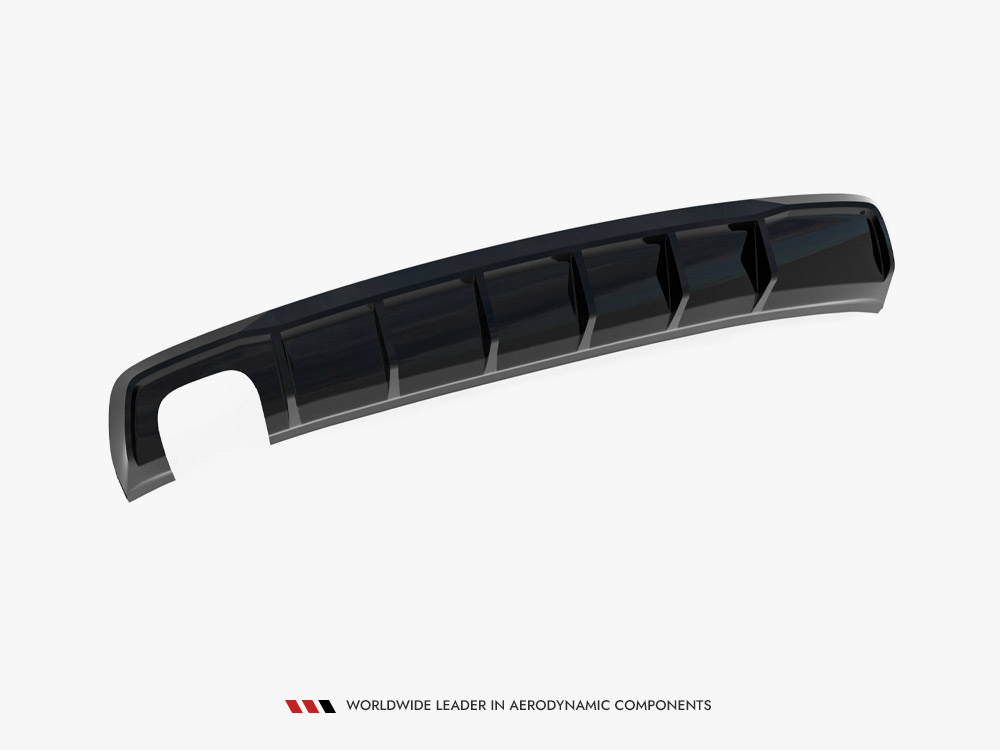 Rear Valance Audi A3 Sedan 8V (Version with dual exhaust tips on one side) - 8 