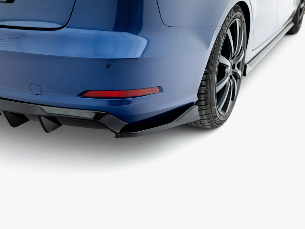 Rear Side Splitters Audi A3 Sedan 8V - 3 