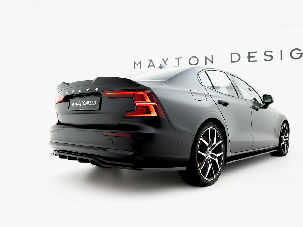S60r Rear Rear Splitter (Vertical Bars) Volvo S60 / V60 R-Design Mk 3 Facelift ...