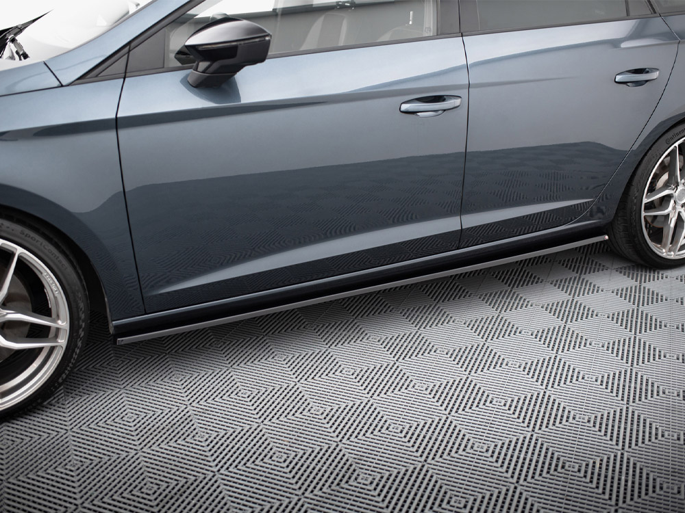 Side Skirts Diffusers V.2 Seat Leon Mk3 Cupra / FR Facelift - 3 