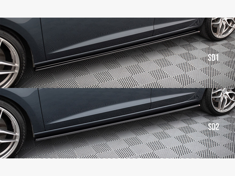 Side Skirts Diffusers V.2 Seat Leon Mk3 Cupra / FR Facelift - 5 