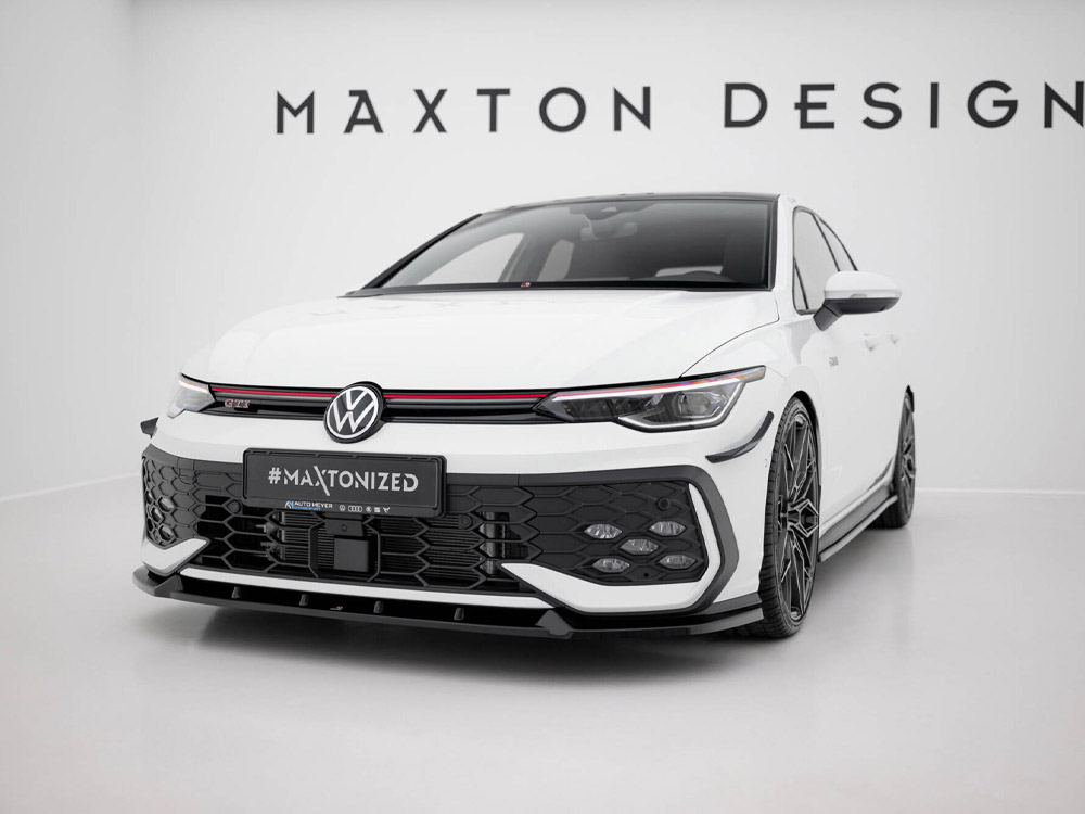 Front Splitter V.2 Volkswagen Golf GTI / GTE / R-Line Mk8 Facelift - 2 