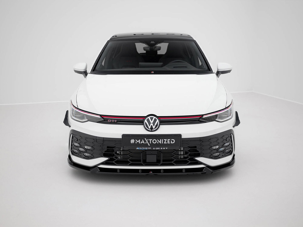 Front Splitter V.2 Volkswagen Golf GTI / GTE / R-Line Mk8 Facelift - 3 