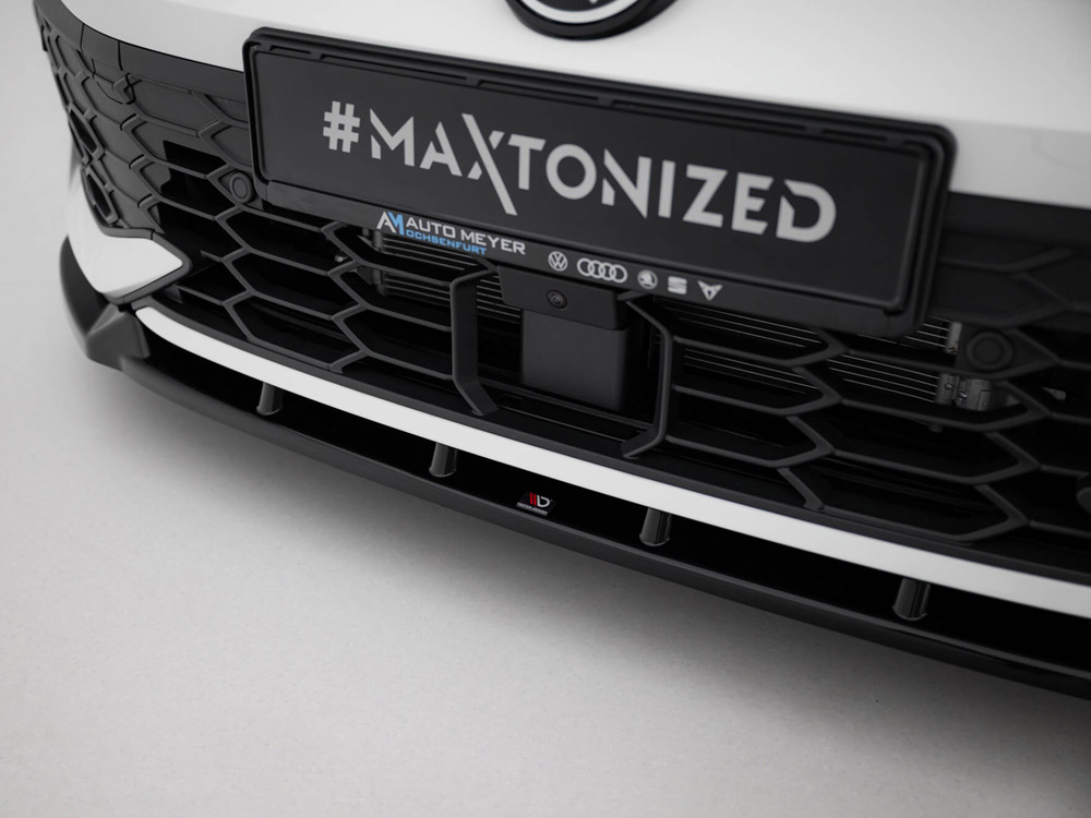 Front Splitter V.2 Volkswagen Golf GTI / GTE / R-Line Mk8 Facelift - 4 