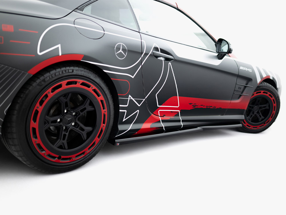 Side Skirts Diffusers Mercedes-Benz SL 63 AMG R231 - 6 