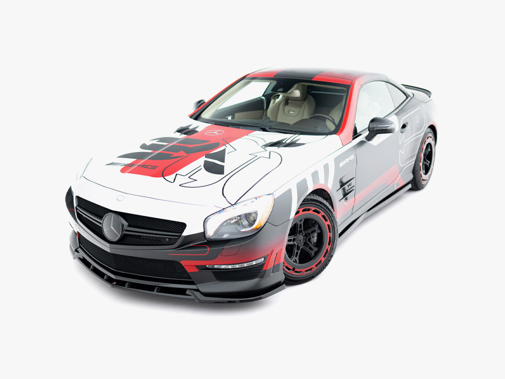 Front Splitter V.1 Mercedes-Benz SL 63 AMG R231 - 3 