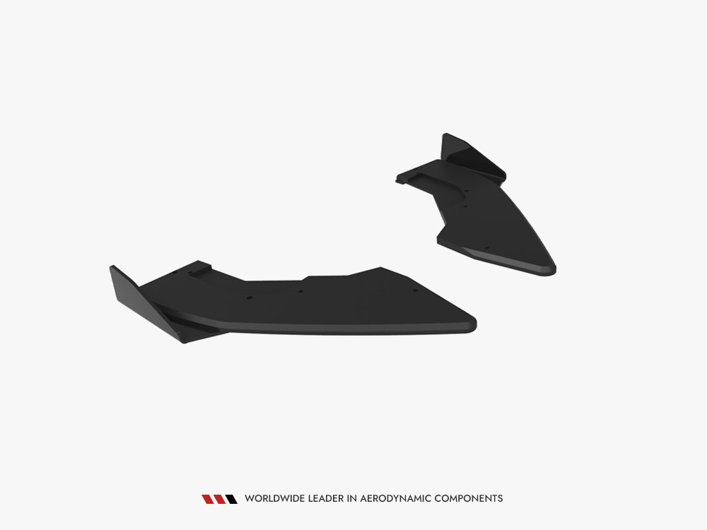 Street PRO Rear Side Splitters V.1 + Flaps BMW M135i F70 - 6 