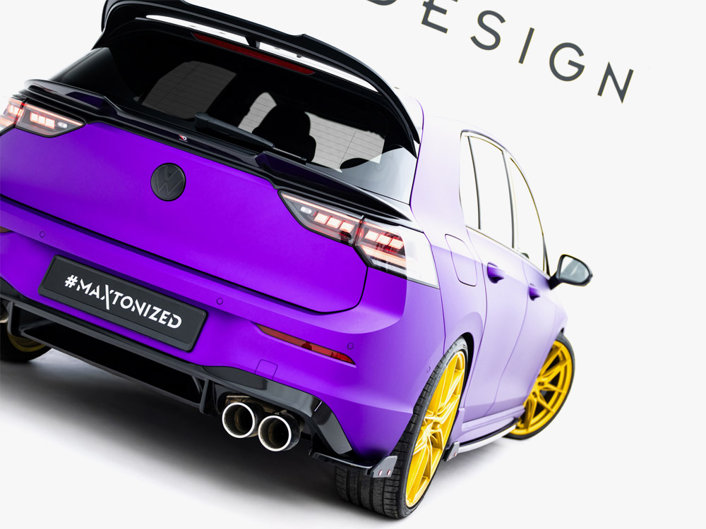 Rear Side Splitters V.2 + Flaps Volkswagen Golf R Mk8 Facelift - 3 