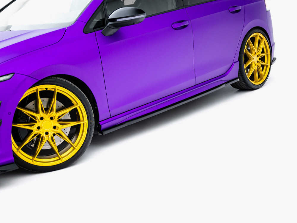 Side Skirts Diffusers V.1 Volkswagen Golf R Mk8 Facelift - 3 