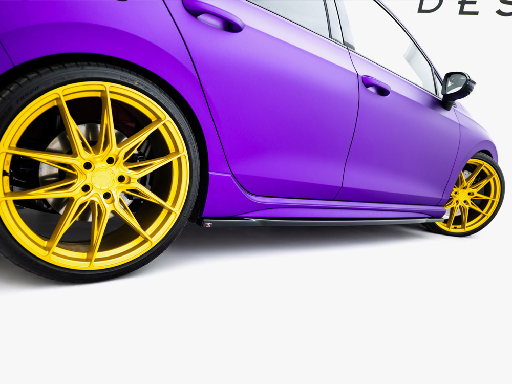 Side Skirts Diffusers V.1 Volkswagen Golf R Mk8 Facelift - 4 