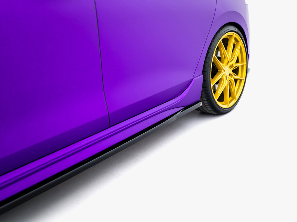 Side Skirts Diffusers V.1 Volkswagen Golf R Mk8 Facelift - 5 