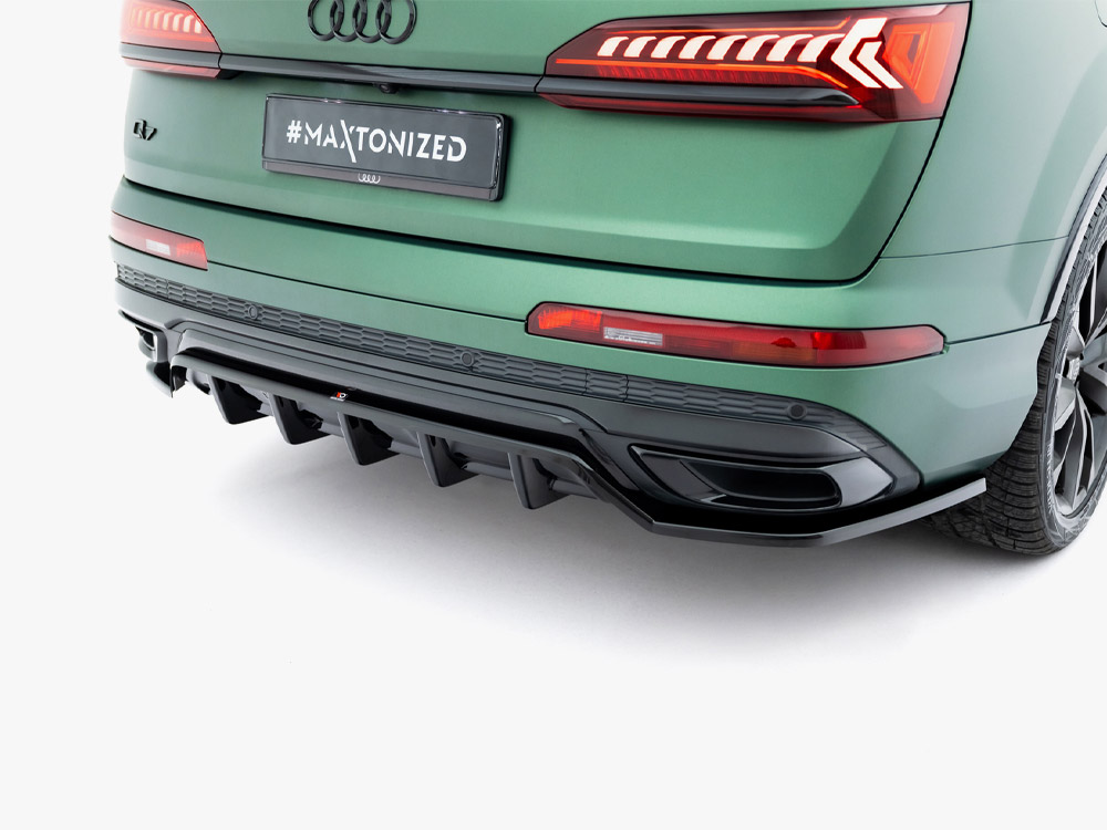 Rear Splitter (Vertical Bars) Audi Q7 S-Line Mk2 Facelift - 4 