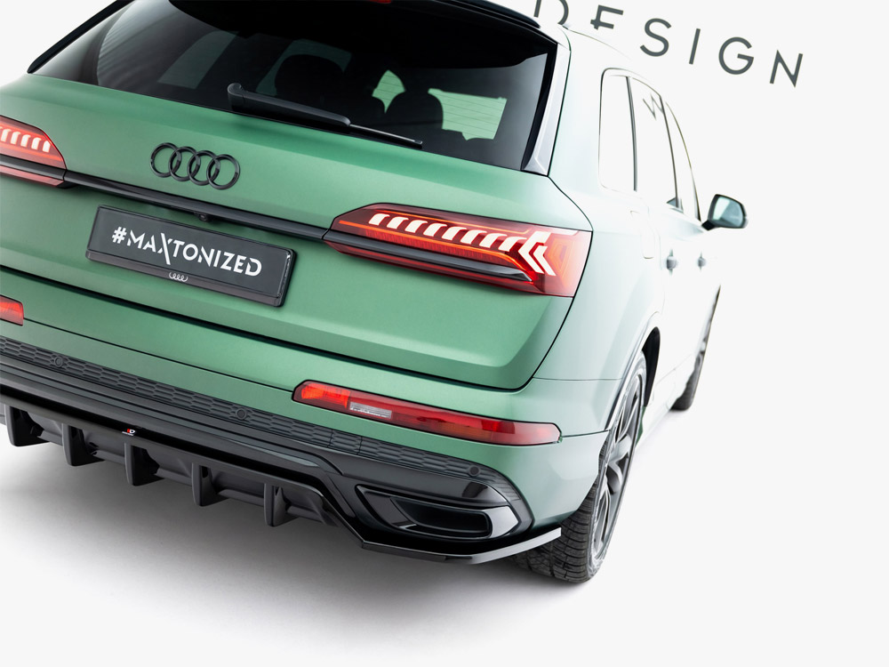 Rear Splitter (Vertical Bars) Audi Q7 S-Line Mk2 Facelift - 5 