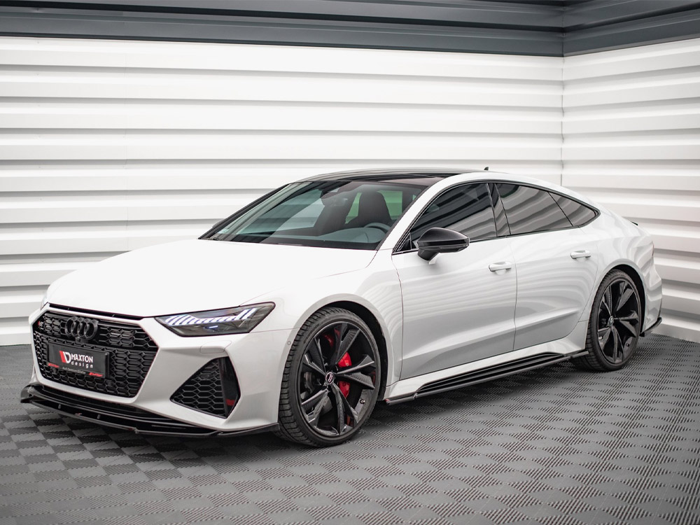 Side Skirts Splitters V.1 compatible with Audi RS 7 C8 - 2 