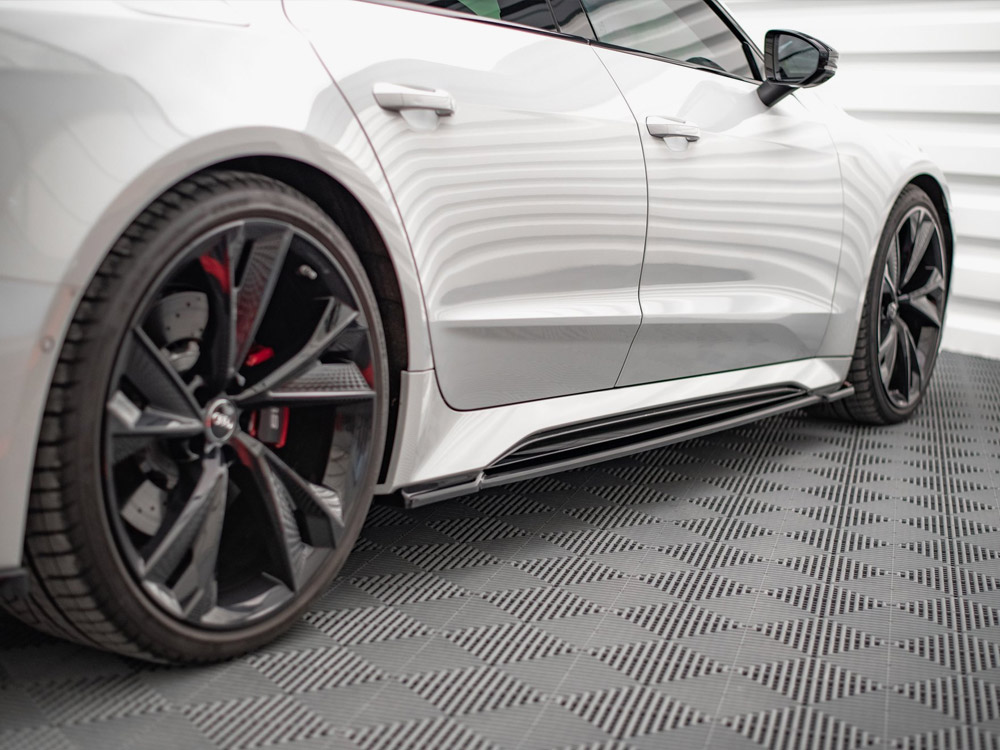 Side Skirts Splitters V.1 compatible with Audi RS 7 C8 - 3 