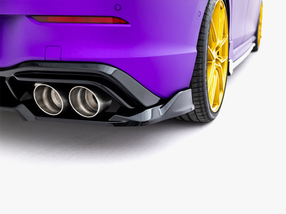 Rear Splitter (Vertical Bars) V.1 Volkswagen Golf R Mk8 / Mk8 Facelift - 7 