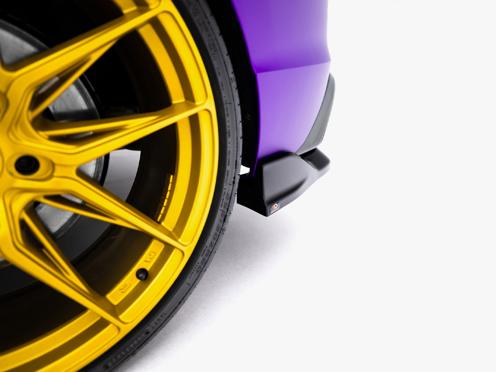 Rear Splitter (Vertical Bars) V.1 Volkswagen Golf R Mk8 / Mk8 Facelift - 8 