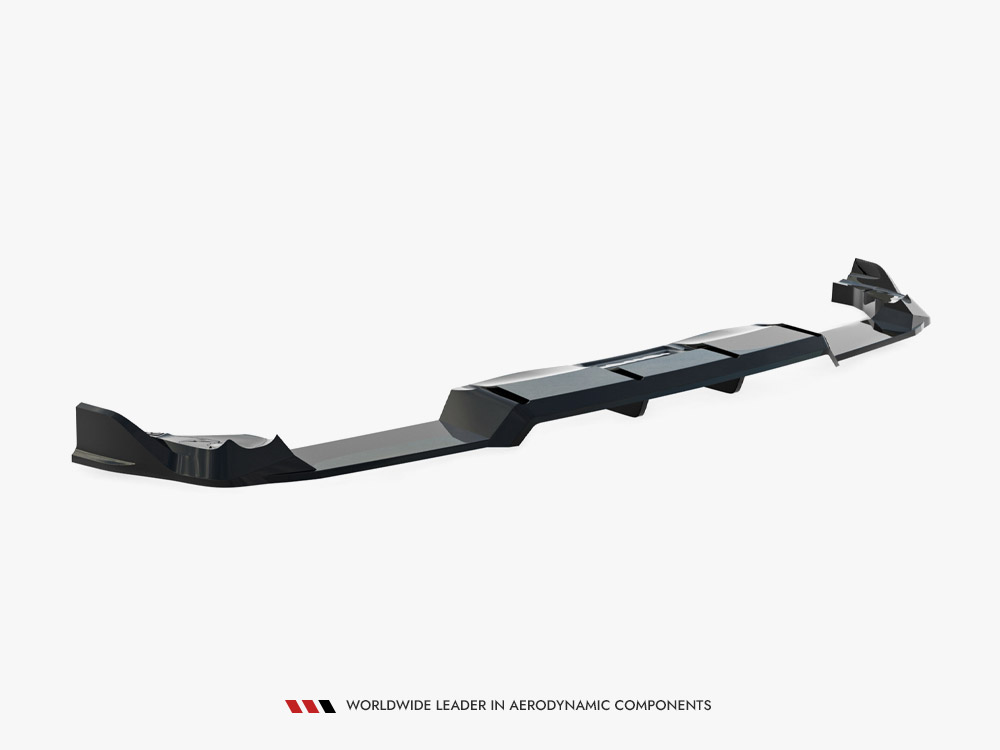 Rear Splitter (Vertical Bars) V.1 Volkswagen Golf R Mk8 / Mk8 Facelift - 9 