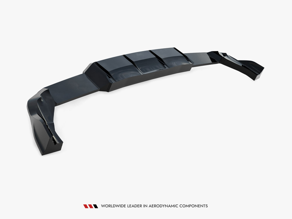 Rear Splitter (Vertical Bars) V.1 Volkswagen Golf R Mk8 / Mk8 Facelift - 10 