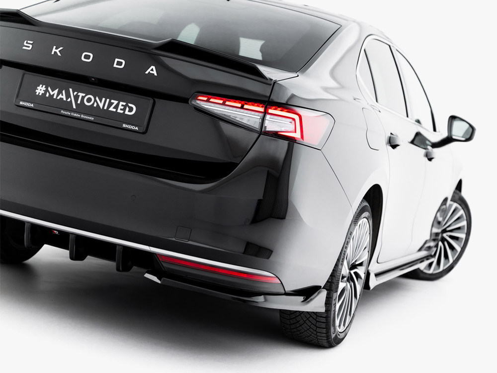 Rear Side Splitters V.2 Skoda Superb Mk4 - 3 