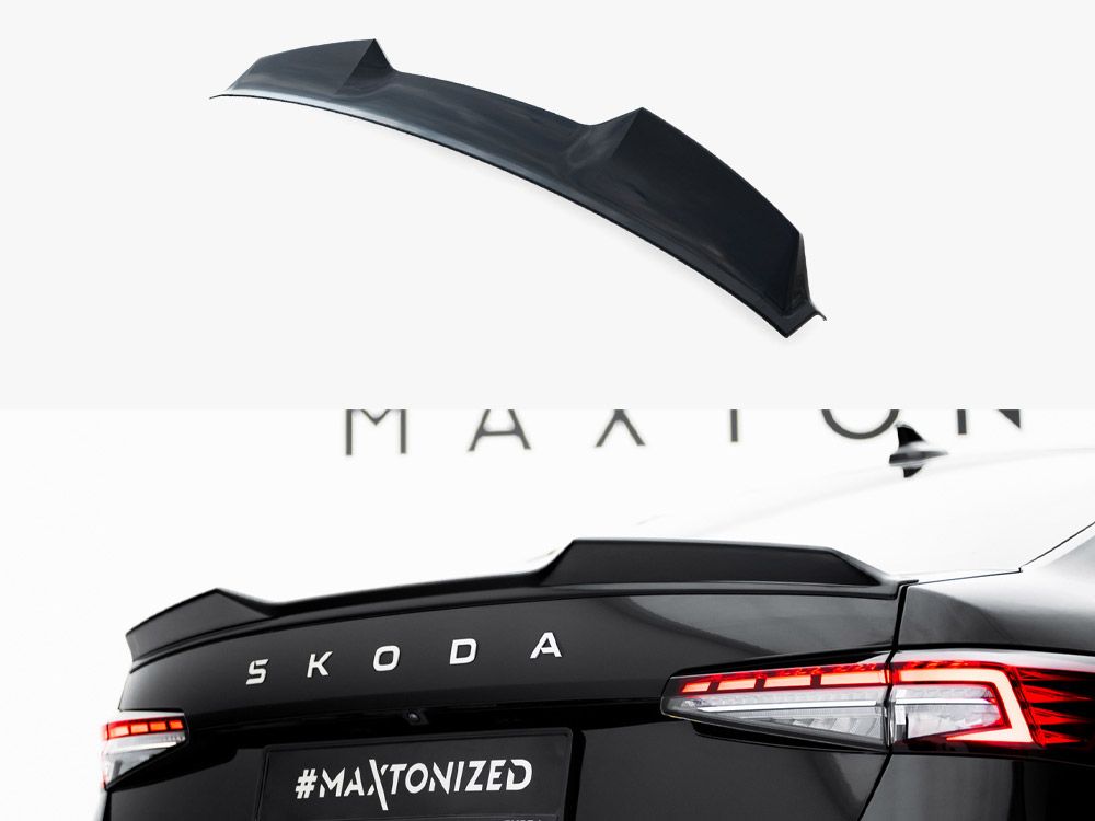 Spoiler CAP 3D Skoda Superb Sedan Mk4 - 1 