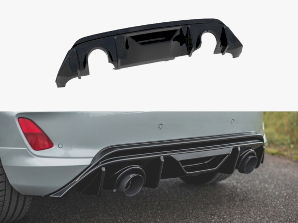 Rear Diffuser + Milltek GPF/OPF BACK Exhaust System - Ford Fiesta Mk8 ST