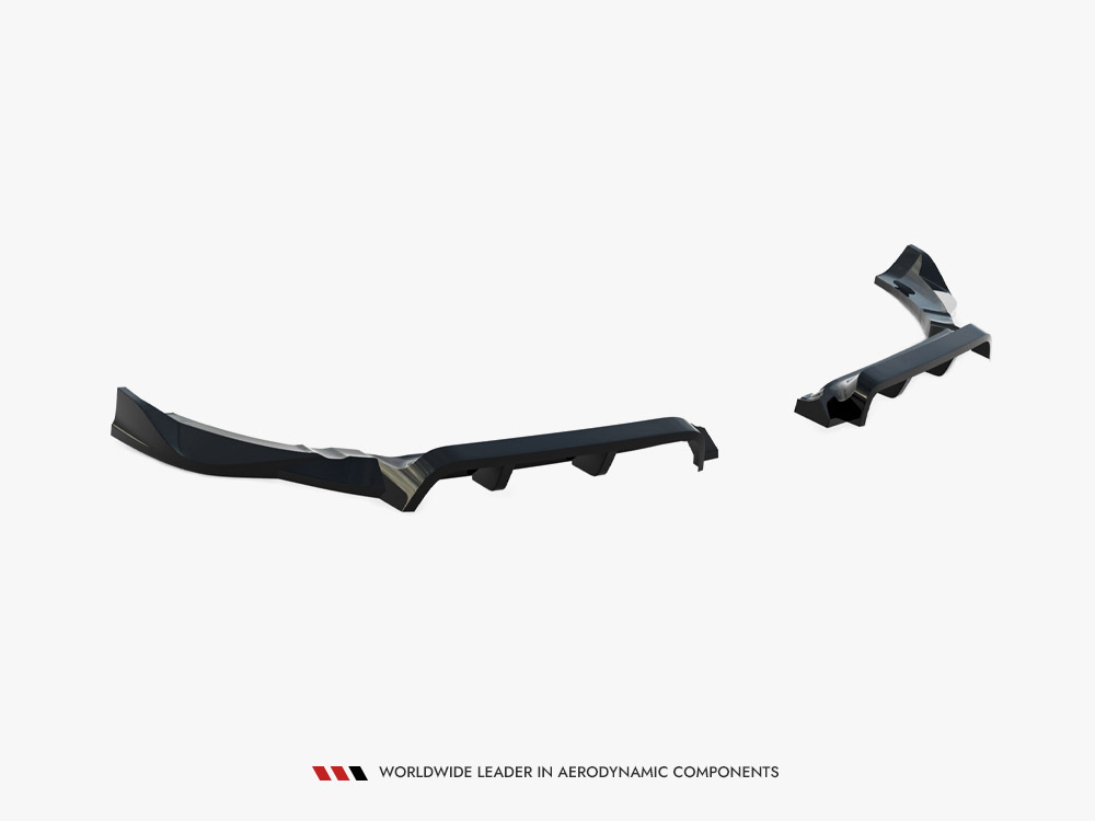 Rear Splitter (Vertical Bars) Porsche 718 Cayman GTS 982c - 7 